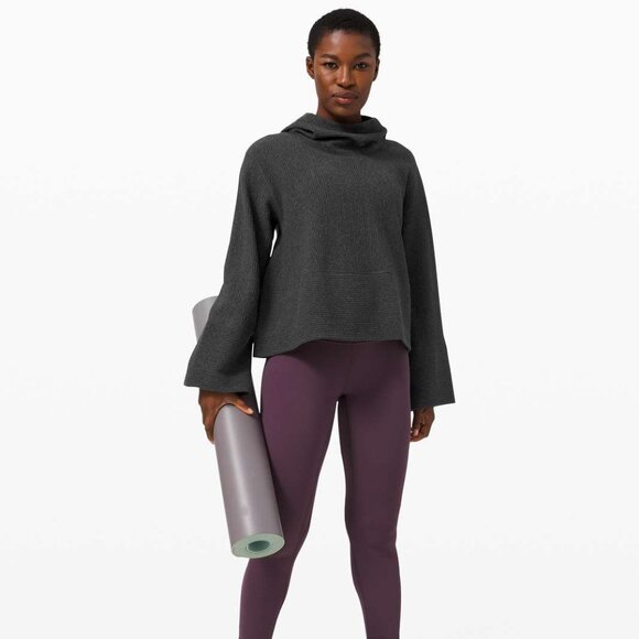 Lululemon Retreat Yourself Pullover Graphite Grey Large - Picture 1 of 5